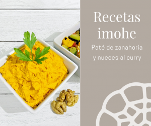 Paté de zanahorias y nueces al curry