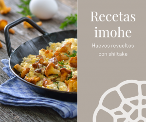 Huevos revueltos con shiitake